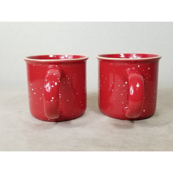 Maker's Mark Bourbon Whiskey Mug Coffee Teacup 10oz Red Ceramic SIV Logo x2 - Picture 10 of 14